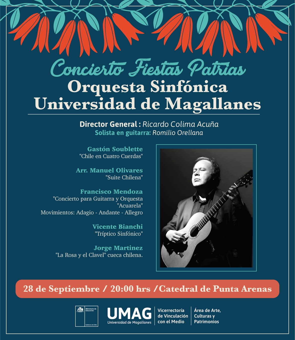 Orquesta Sinfónica de la UMAG presentará su concierto de Fiestas Patrias