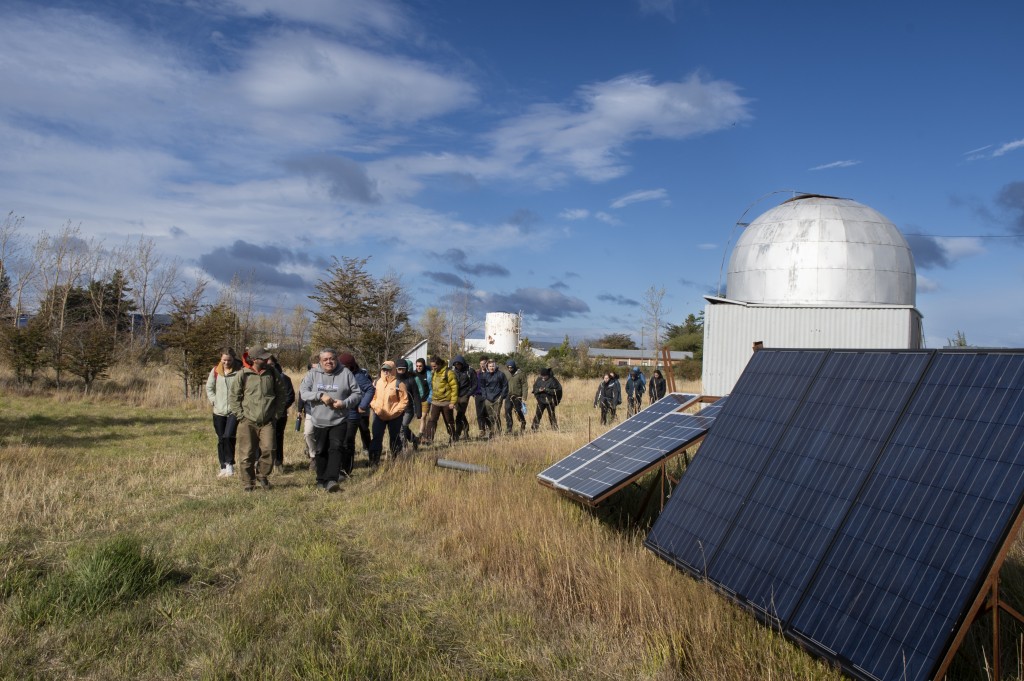 Estudiantes universitarios de Estados Unidos tuvieron clases de Climatología en la UMAG