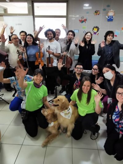 Concierto del Conservatorio UMAG llevó música y sonrisas al Hospital Clínico en el Día de la Niñez
