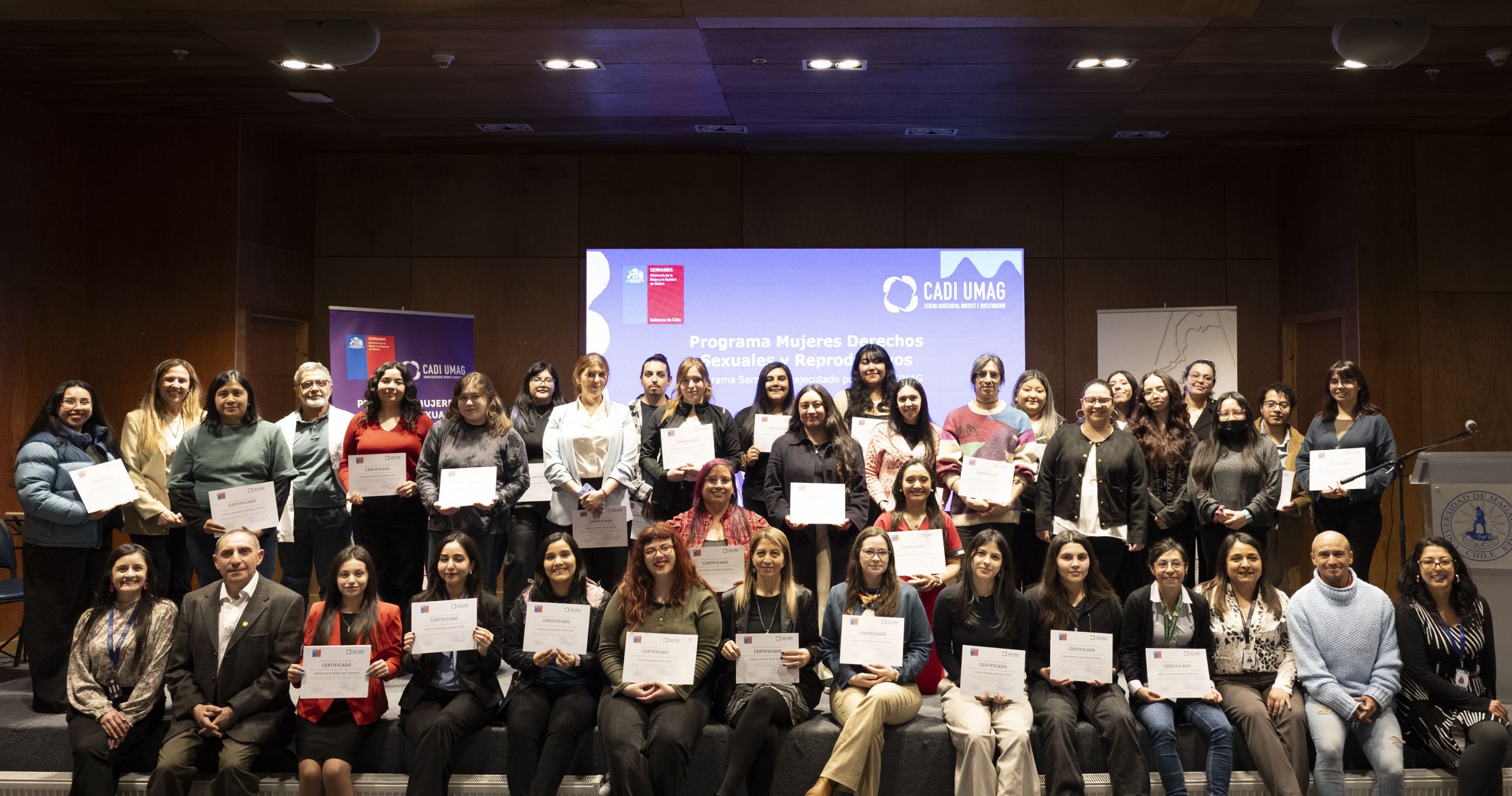 CADI UMAG y SERNAMEG certifican a nuevas personas facilitadoras en Derechos Sexuales y Reproductivos en la Región de Magallanes
