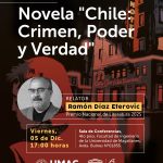 Premio Nacional de Literatura 2025 Ramón Díaz Eterovic dictará charla en la UMAG