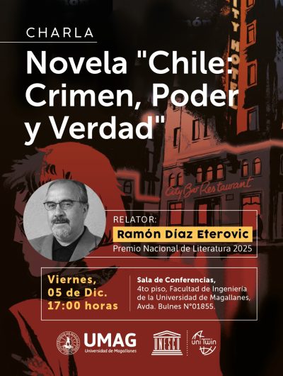 Premio Nacional de Literatura 2025 Ramón Díaz Eterovic dictará charla en la UMAG