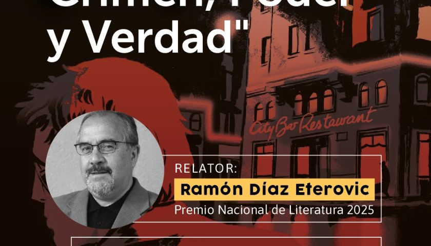 Premio Nacional de Literatura 2025 Ramón Díaz Eterovic dictará charla en la UMAG