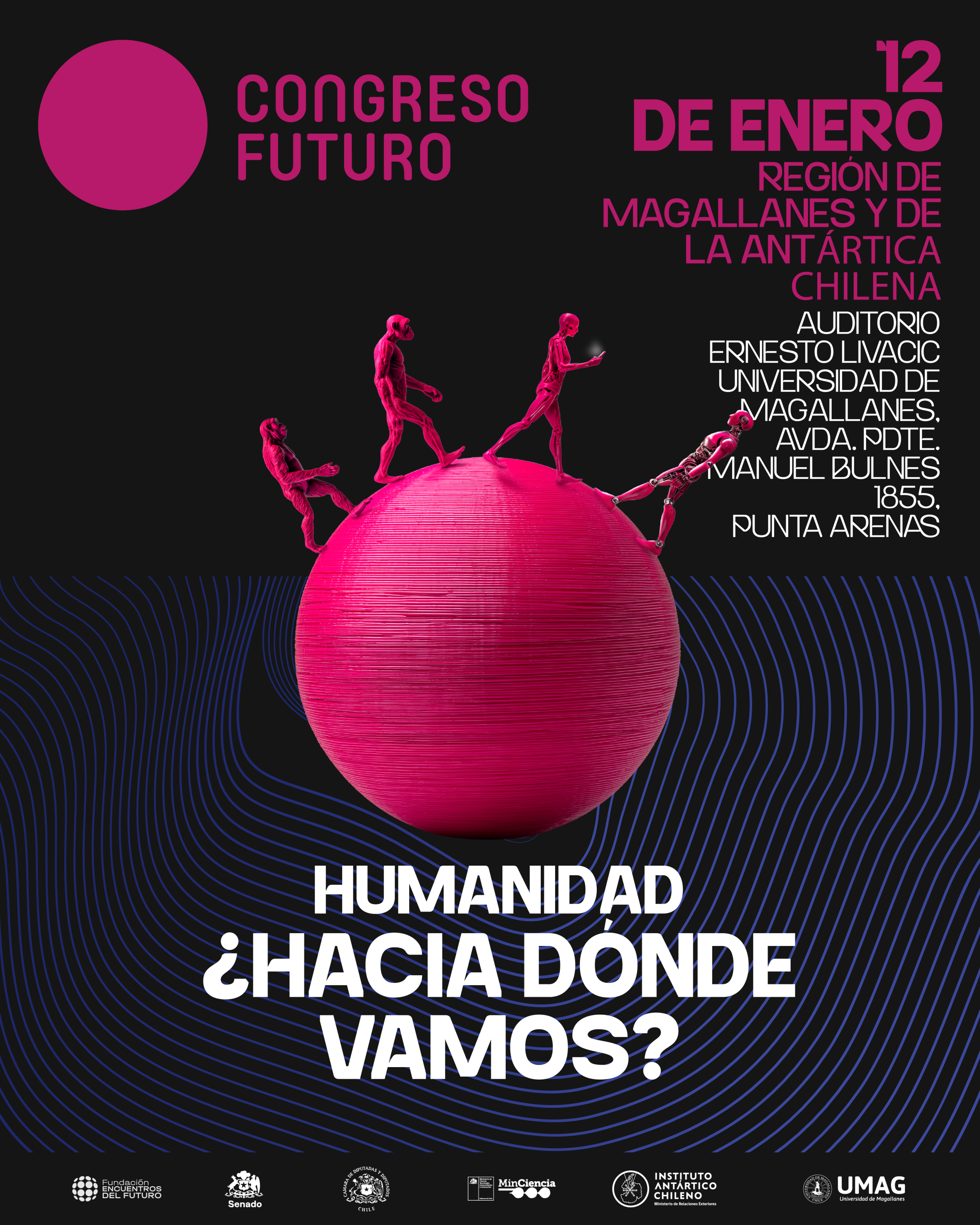 Congreso Futuro 2026 inicia su 15ª edición en Punta Arenas con una jornada abierta a la comunidad magallánica