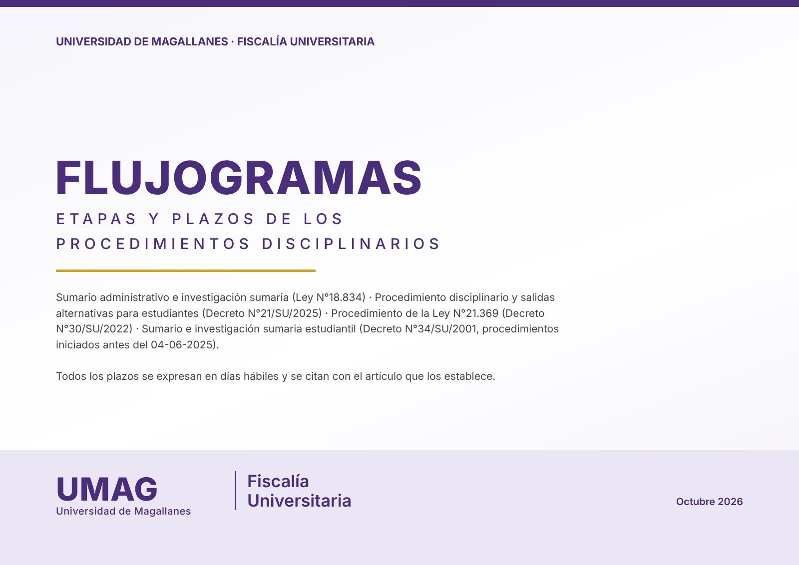 Portada Flujogramas Etapas y Plazos