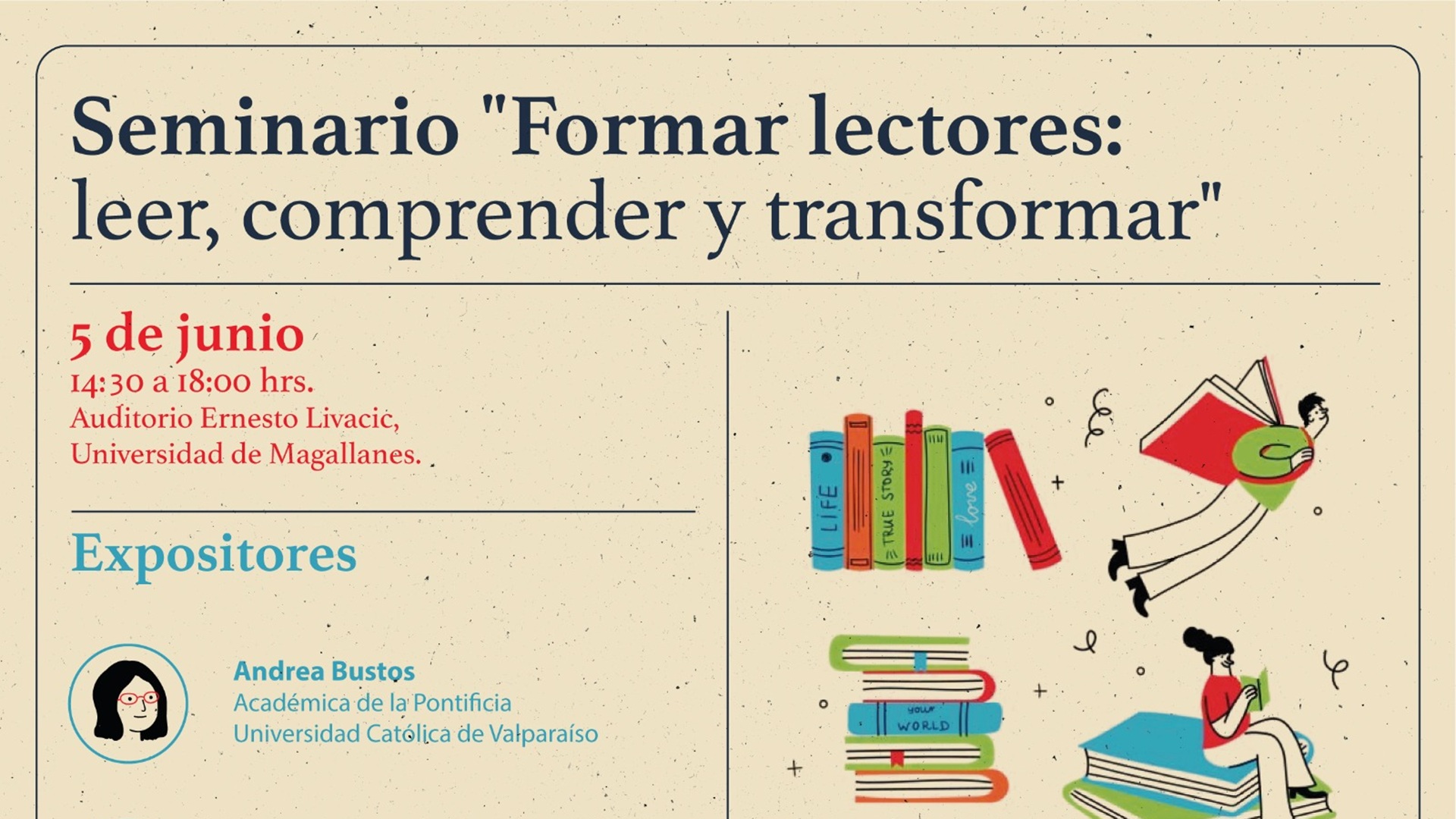 UMAG será sede de seminario que busca fortalecer la formación lectora en la infancia