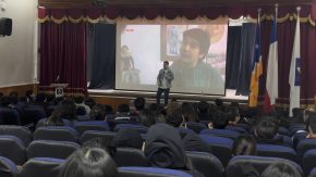 Charlas motivacionales promueven el autocuidado y la sana convivencia en el Liceo Experimental UMAG