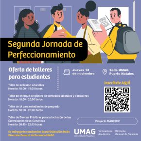 Dirección de Docencia invita a profesores y estudiantes del campus Puerto Natales a jornada de perfeccionamiento y capacitación