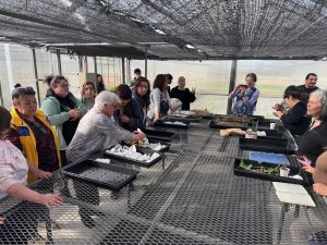 Zunilda Lepín, Tesoro Humano Vivo, compartió su experiencia y legado de saberes en el Centro Hortícola UMAG