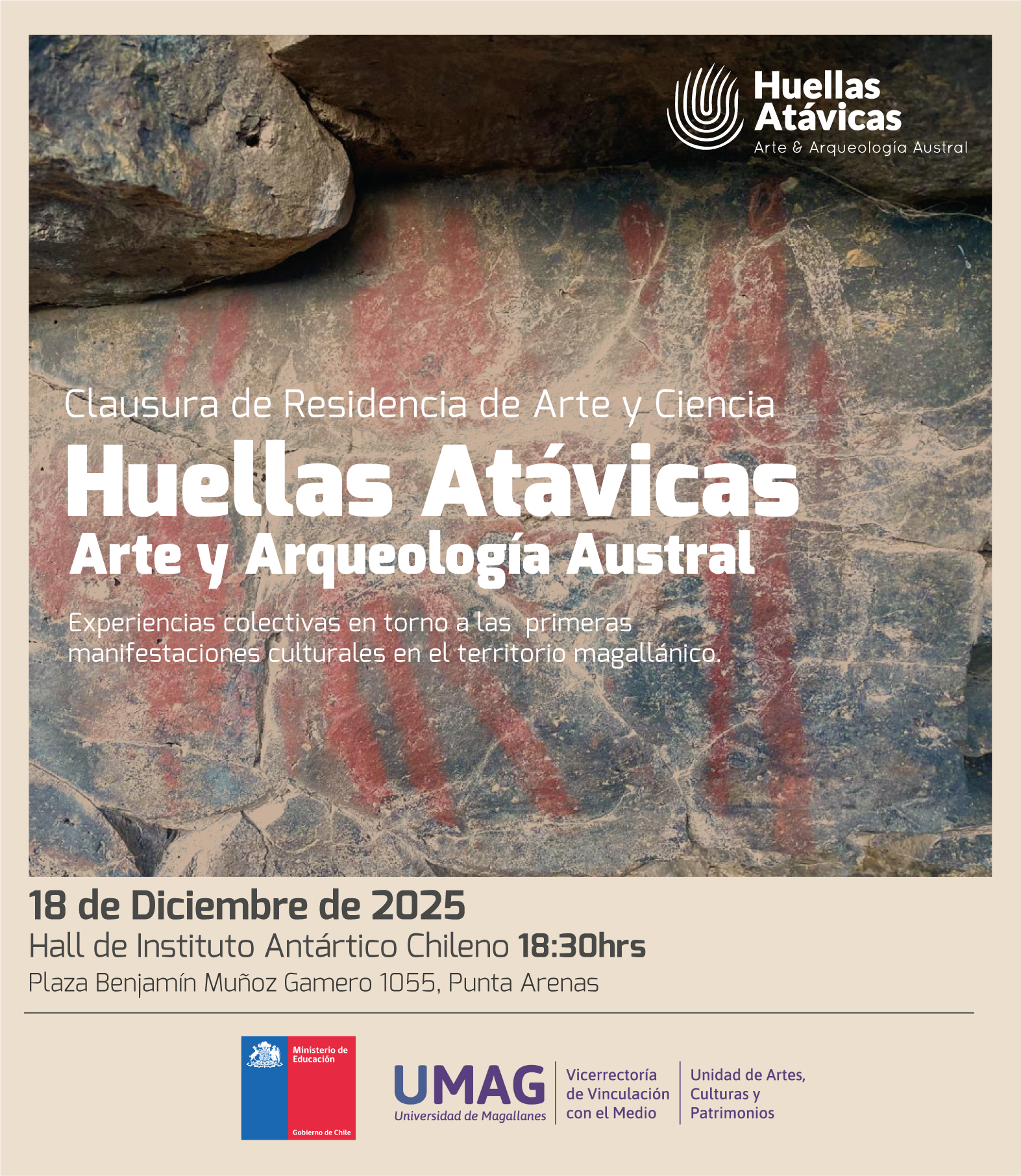 Residencia de arte y ciencia “HUELLAS ATÁVICAS” realizada por la UMAG culminará con presentación pública