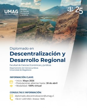 Descentralizar para transformar: UMAG impulsa diplomado para liderar el desarrollo regional