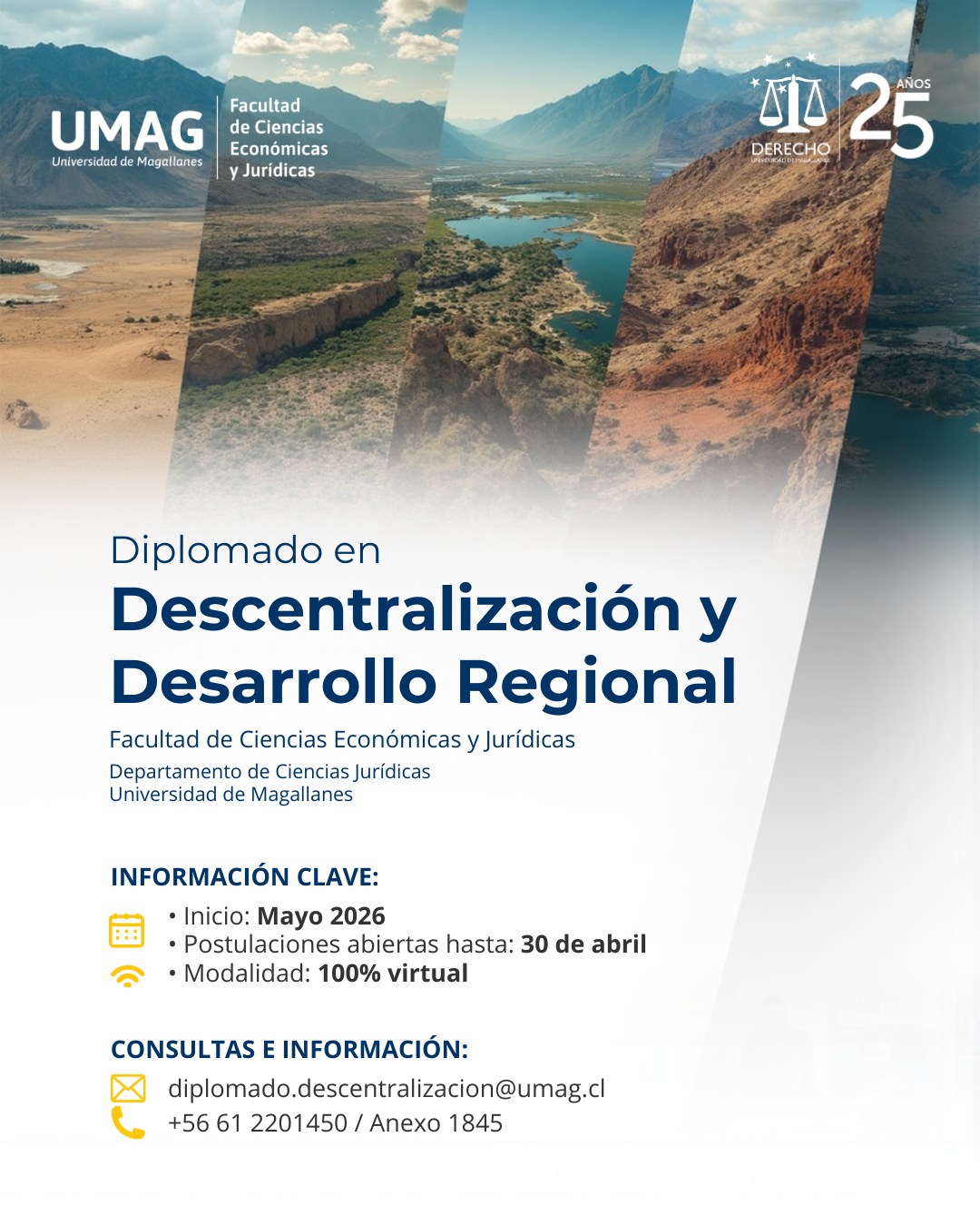 Descentralizar para transformar: UMAG impulsa diplomado para liderar el desarrollo regional