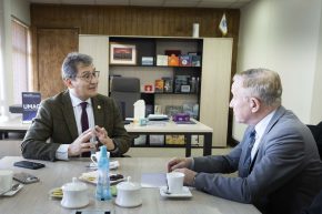 Rector y Seremi de Educación dialogan sobre procesos de aprendizajes en los colegios