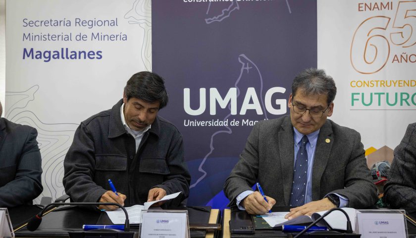 UMAG y ENAMI suscriben convenio para impulsar formalización y desarrollo de la pequeña minería del oro en Magallanes