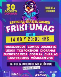 Frikigonia celebrará la segunda edición de “Friki UMAG” mostrando cultura pop, videojuegos y coleccionismo