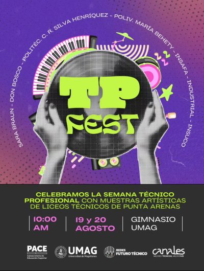 A ritmo de festival: Estudiantes de Punta Arenas vivirán la educación técnica en el “TP Fest” de la UMAG