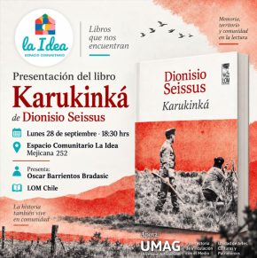 Se presentará el volumen de cuentos “KARUKINKÁ” del escritor magallánico Dionisio Seissus