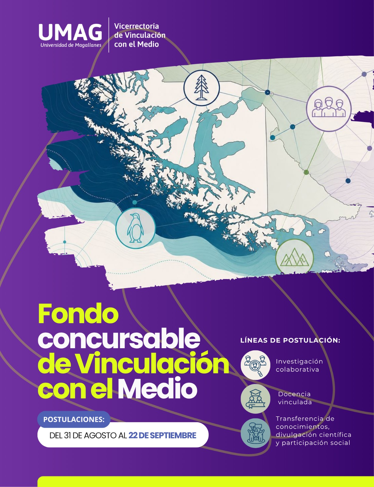 Universidad de Magallanes abre convocatoria al Fondo Concursable de Vinculación con el Medio 2026