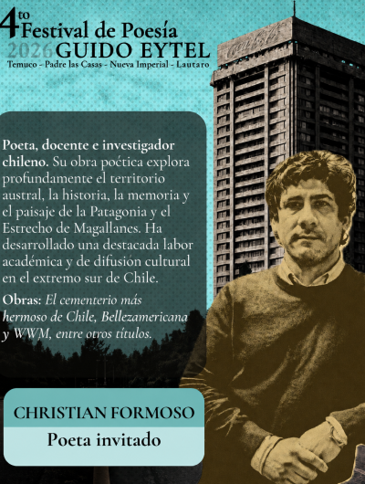 Académico de Pedagogía participó en el IV Festival de Poesía Guido Eytel y destacó el valor comunitario de la literatura