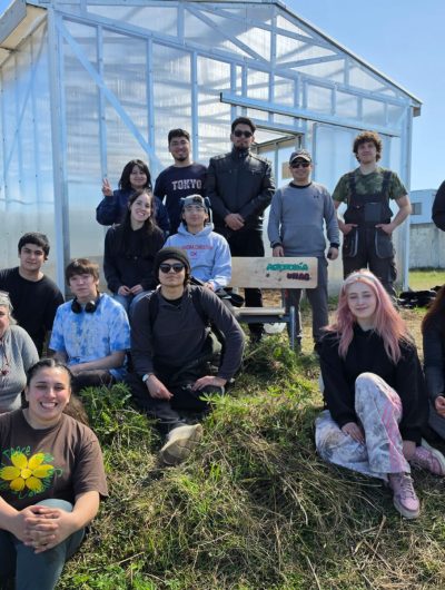 Estudiantes de Agronomía promueven la soberanía alimentaria en la Escuela Padre Alberto Hurtado