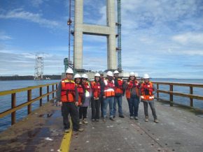 Ingeniería en Construcción acerca a sus estudiantes a obras de infraestructura de relevancia nacional